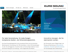 Tablet Screenshot of euro-sound.com